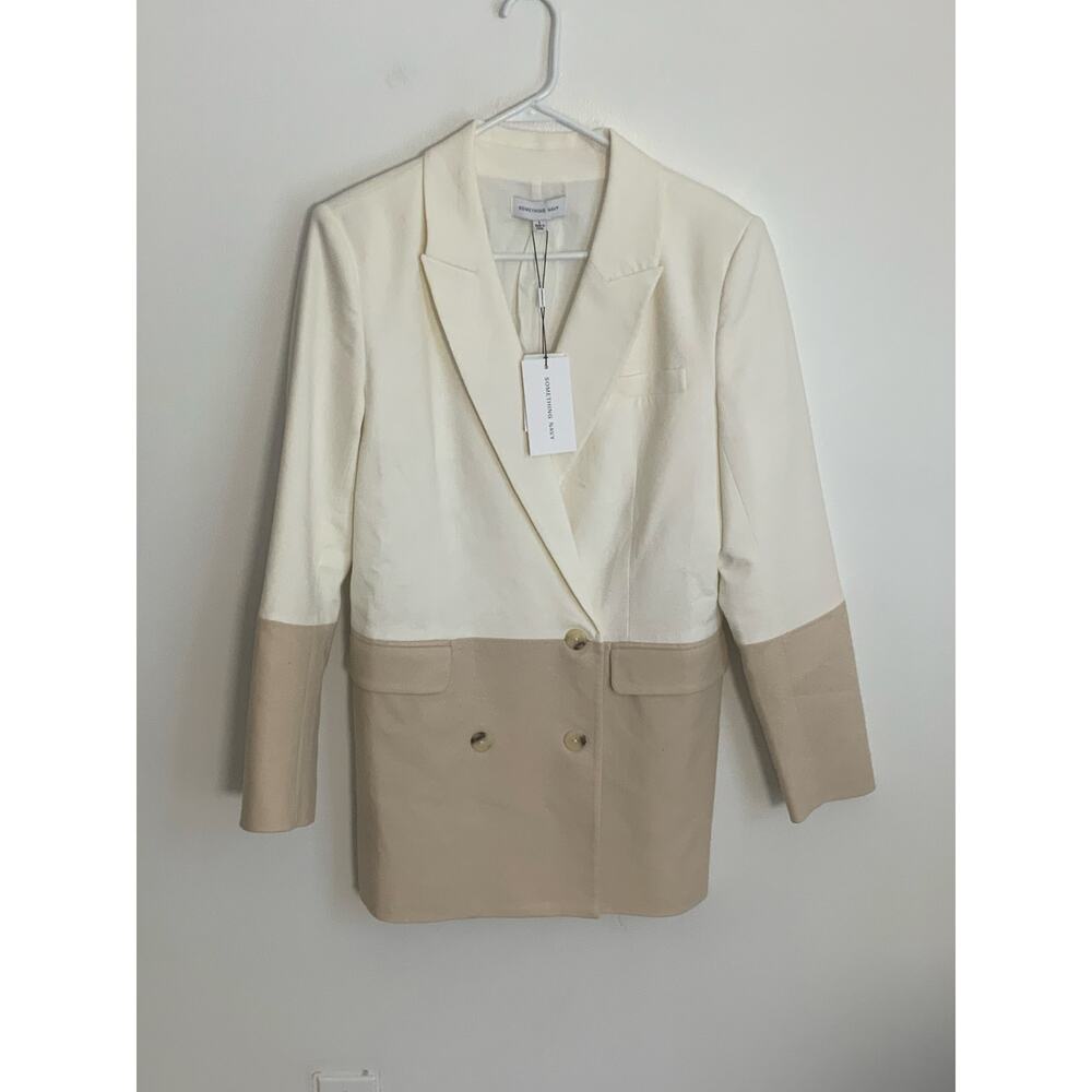 Something Navy Color Block Blazer‎ NWT size large… - image 3